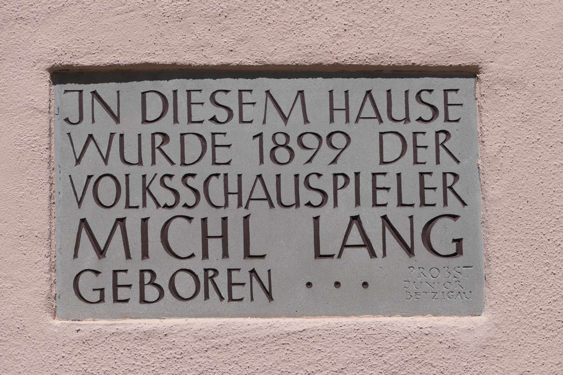 Geburtshaus Michl Lang